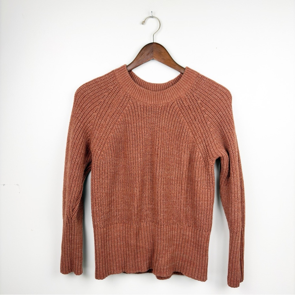Universal Thread Sweater Knit Crew Neck Rust - Picture 6 of 6